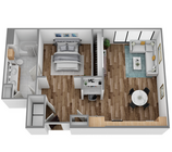 3D B Floorplan