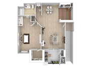 1 Bedroom 1 Bath Flat
