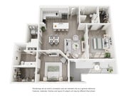 Bal Harbour | 2 Bedroom 2 Bathroom - 1237 sq ft