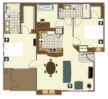 Victoria 2D Two Bedroom