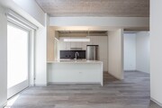 Cocina y alcoba del dormitorio