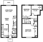 3BR/1BA