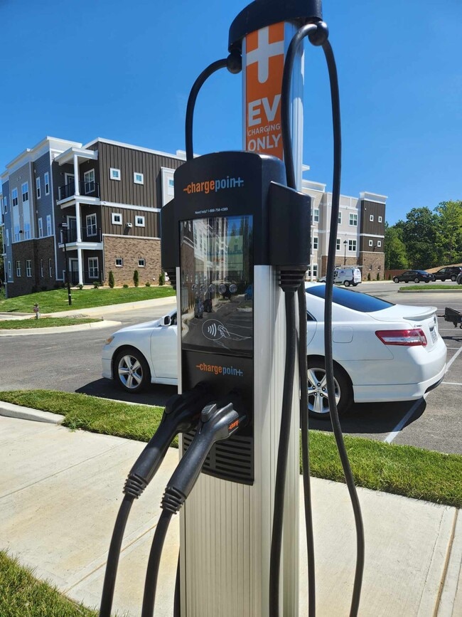 Electric car charging station
