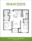 2 Bedroom, 2 Bathroom