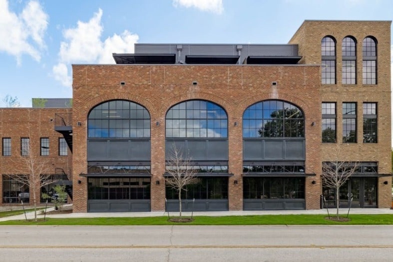 Mixed-use warehouse style building
