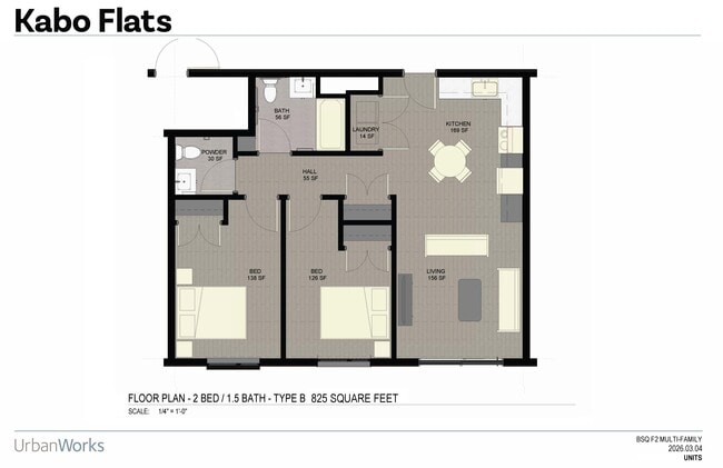 2 Bedroom, 1.5 Bath - Kabo Flats