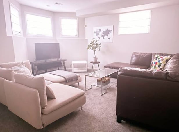 Basement living room - 3759 N Clifton Ave Unit 1