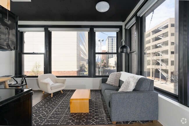 Studio - 762SF - Living Room - The Marjorie