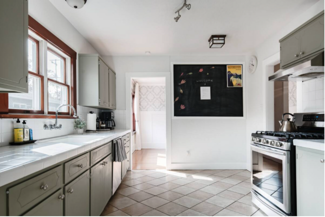 Kitchen with Magnetic Chalkboard - 894 S 8th St House Unit San Jose State Area