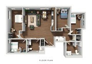 D3 - 4 habitaciones y 2 baños