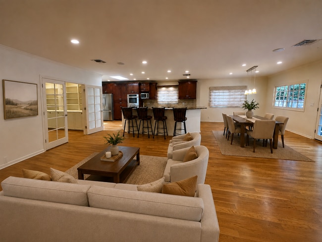 Rare Sherman Oaks Lease | 4beds + 3baths + Large Office in a tree lined street with a large yard,...