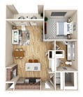 Plano de planta A4 de Ascend en McKinney North