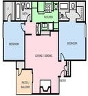 2BR/2BA