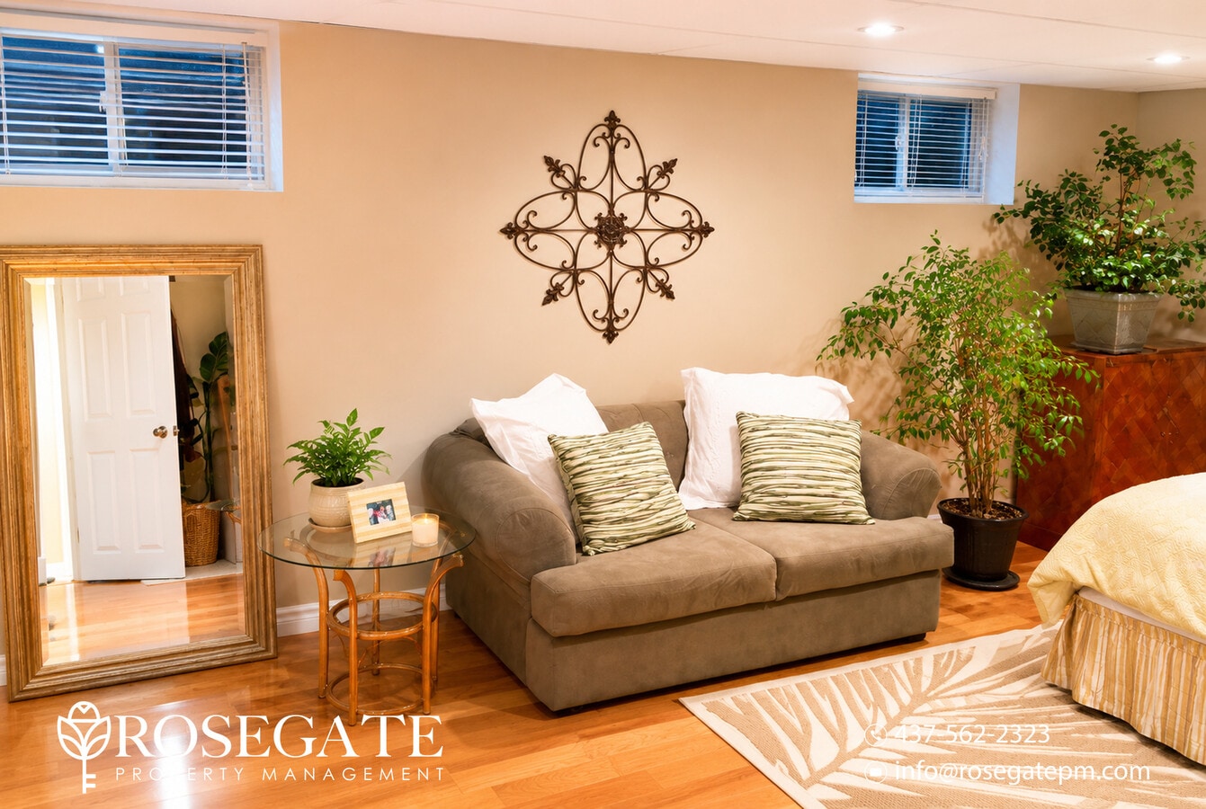 Photo - Pet-Friendly All-Inclusive 1-Bedroom Basement Apartment with Fireplace – Newmarket Unit 2