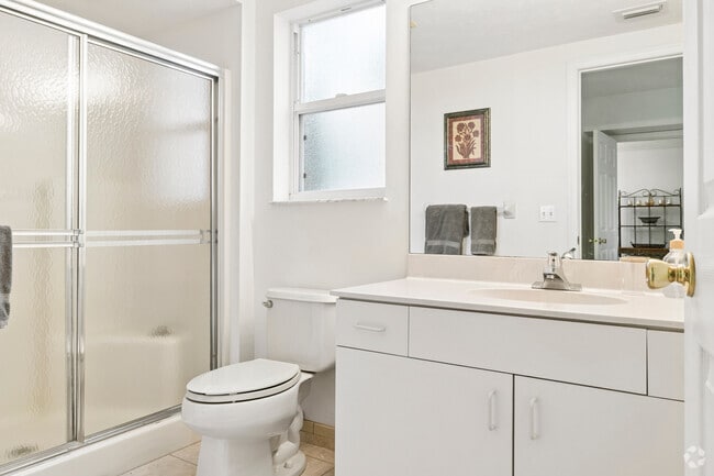 2BR, 2BA - 1,300SF - Primary Bathroom
