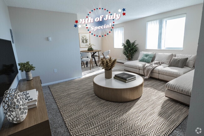 Living Room - Joliet Towers Rental