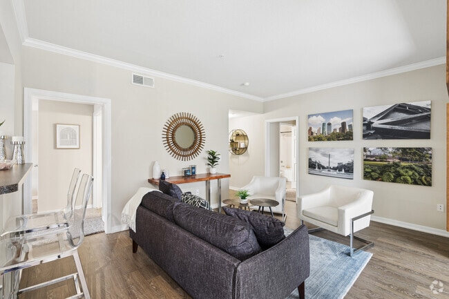 2BR, 2BA - 1,200SF - Living Room