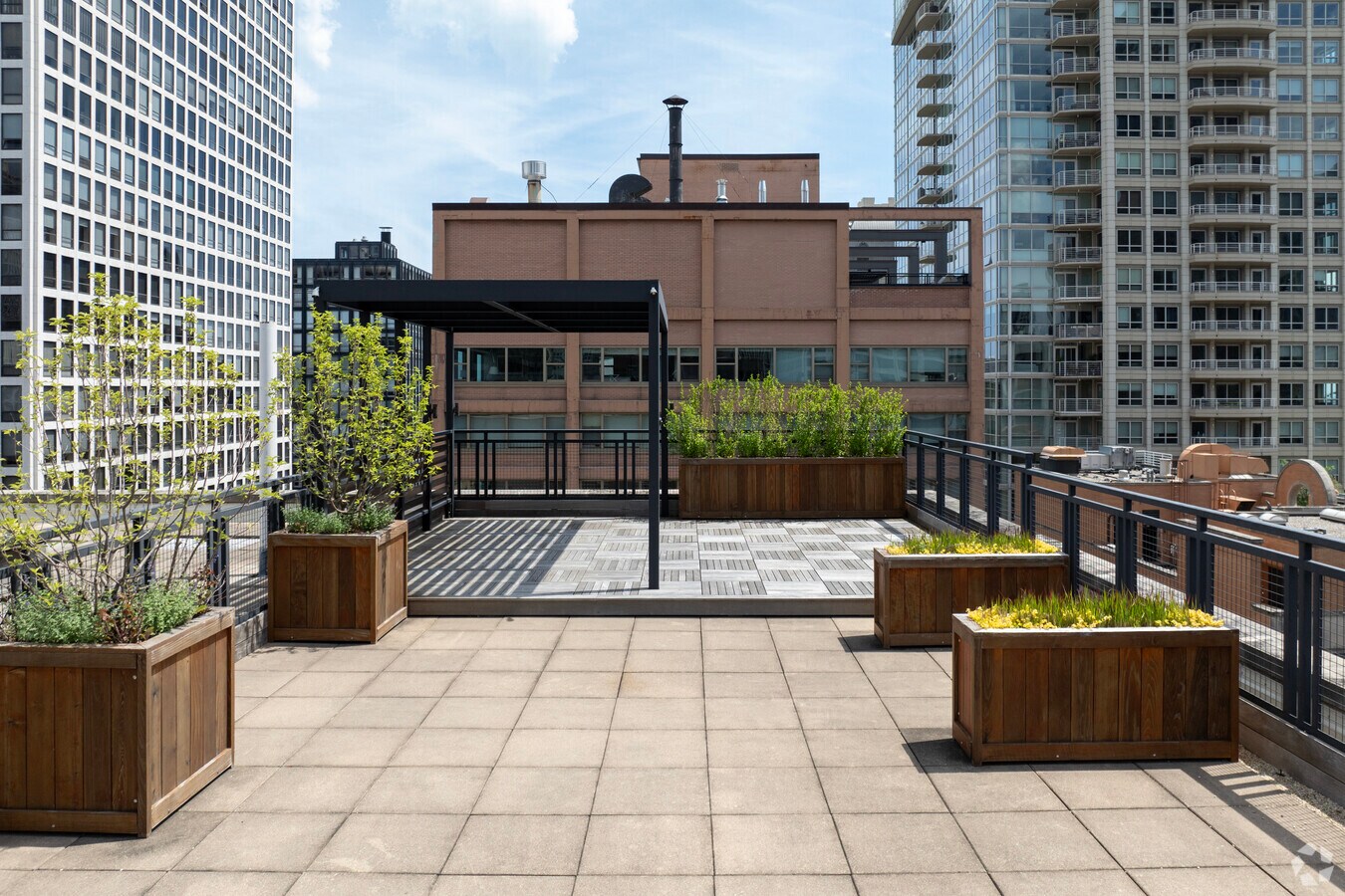 Roof Deck - 850 N Dewitt Pl