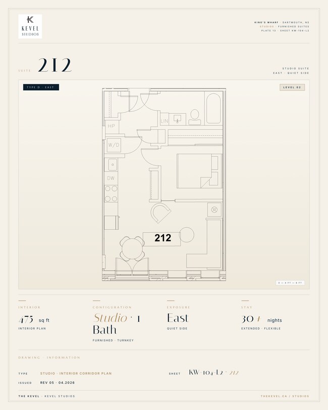 Building Photo - 1 Bedroom Suite · 475 sq ft Unit 212