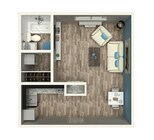 1 City - Studio - top view