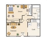 1BR/1BA