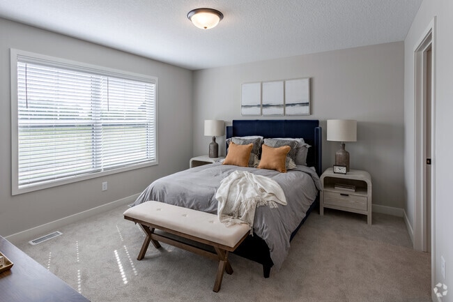 2BR, 2.5BA - 1,438SF - Primary Bedroom