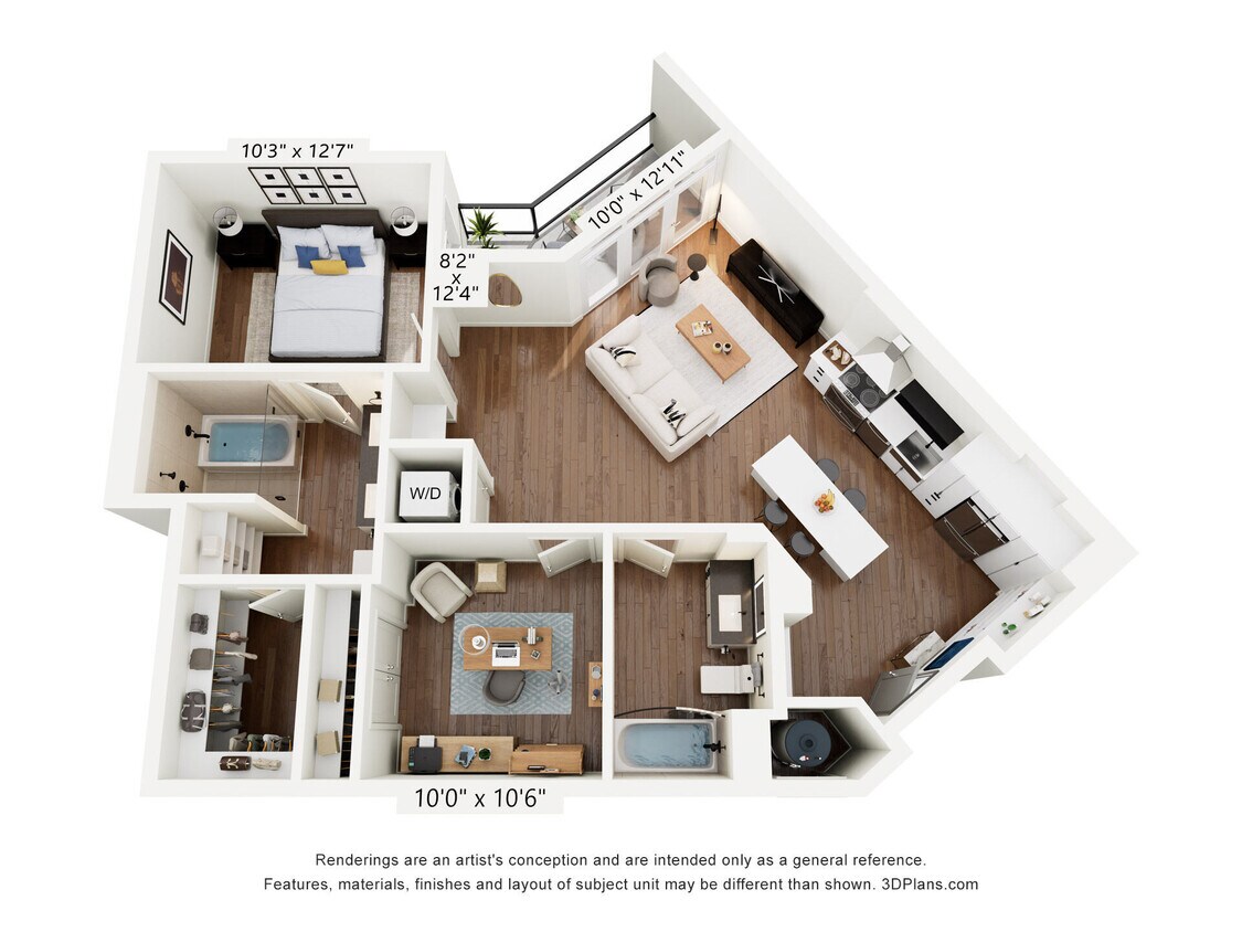 Floor Plan - A10 + Den
