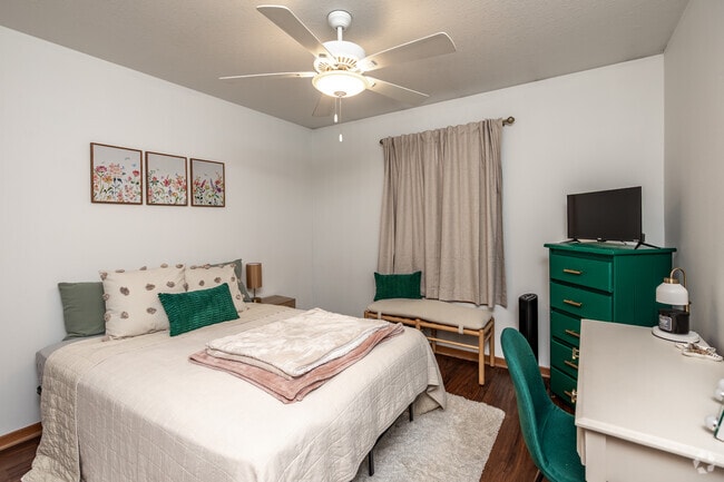 4BR, 2BA - 1,160SF - First Bedroom