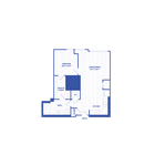 A3 floor plan Watermark at Buzzard Point