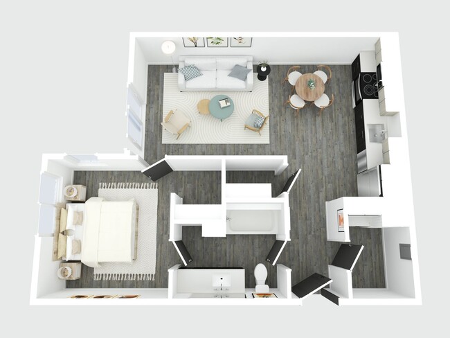 Photo - 1 Bedroom & 1 Bedroom + Den at UC!