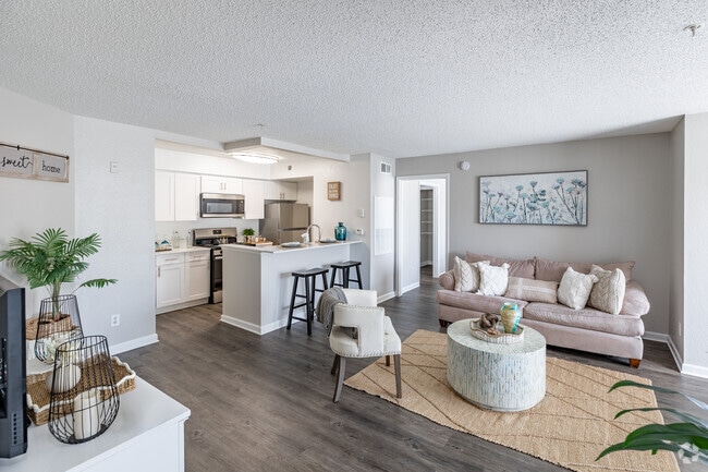 Pelican 2BR, 2BA - 962SF - Kitchen/Living Room