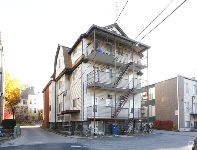 Back of building