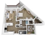 Ferrari floor plan The Brinkley at the Edge
