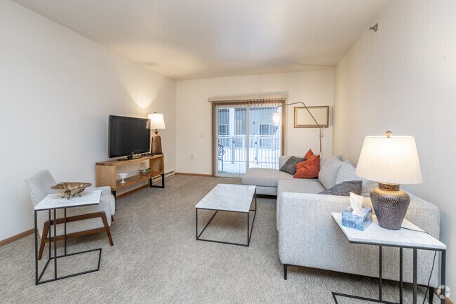 2BR, 1BA - 1,200SF - Living Room - The Estates at Moorhead - All Inclusive 55+