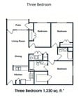 3BR/2BA