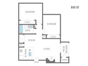 Peppermill Two bedroom, one bathroom 800 square feet