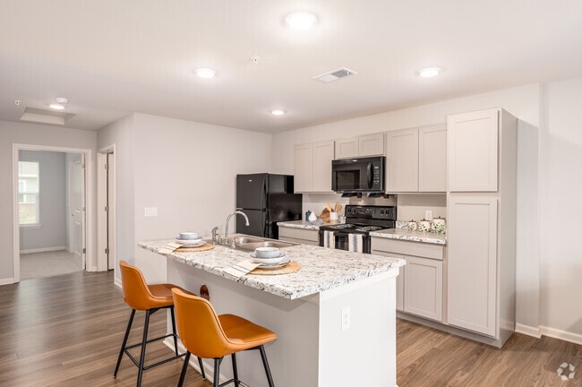 Model - 1BR, 1BA - 846SF - Kitchen