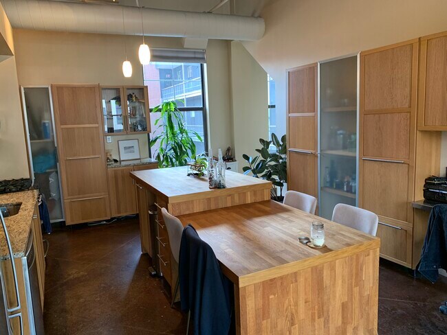 Kitchen Island, Storage Cabinets - 27 Wareham St Unit 201