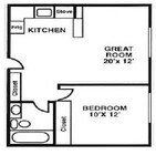 1BR/1BA