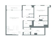 Plano de planta B2D2 Hoboken Point