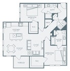 Plano de planta B1HC Aven Ridge