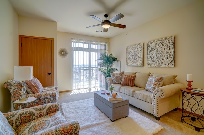 1BD Indigo- Living Room - The Abbey