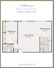 1BR/1BA