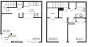 2 habitaciones/1 baño