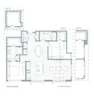 Plano de planta en forma de L