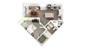 A1 floor plan The 305, A Broadstone Community