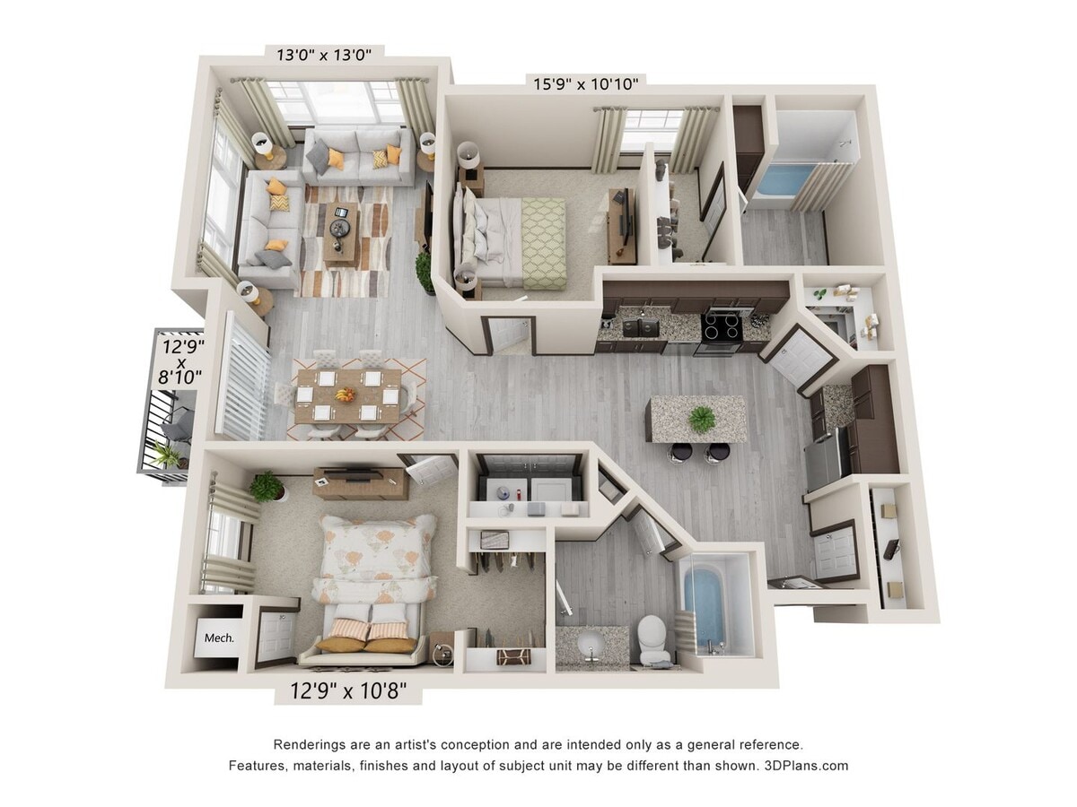Corner 2 Bedroom/2 Bathroom Brand New Apartment - Corner 2 Bedroom/2 Bathroom Brand New Apartment Unit APT. D201