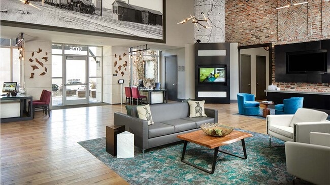 Apartment community Resident Lounge at Griffis North Union in Denver, Colorado.