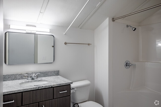 Unit 115 - 1BR, 1BA - 823SF - Bathroom - Bowstring Lofts