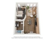 3D 1 Bedroom A